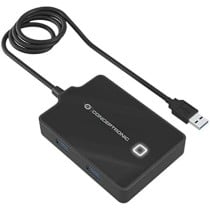 USB Hub Conceptronic HUBBIES11BP Black