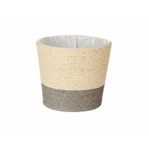 Planter Grey Rope Plastic 19,5 x 16,5 x 19,5 cm (24 Units)