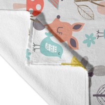 Badetuch HappyFriday Moshi Moshi Woodland Bunt 70 x 150 cm