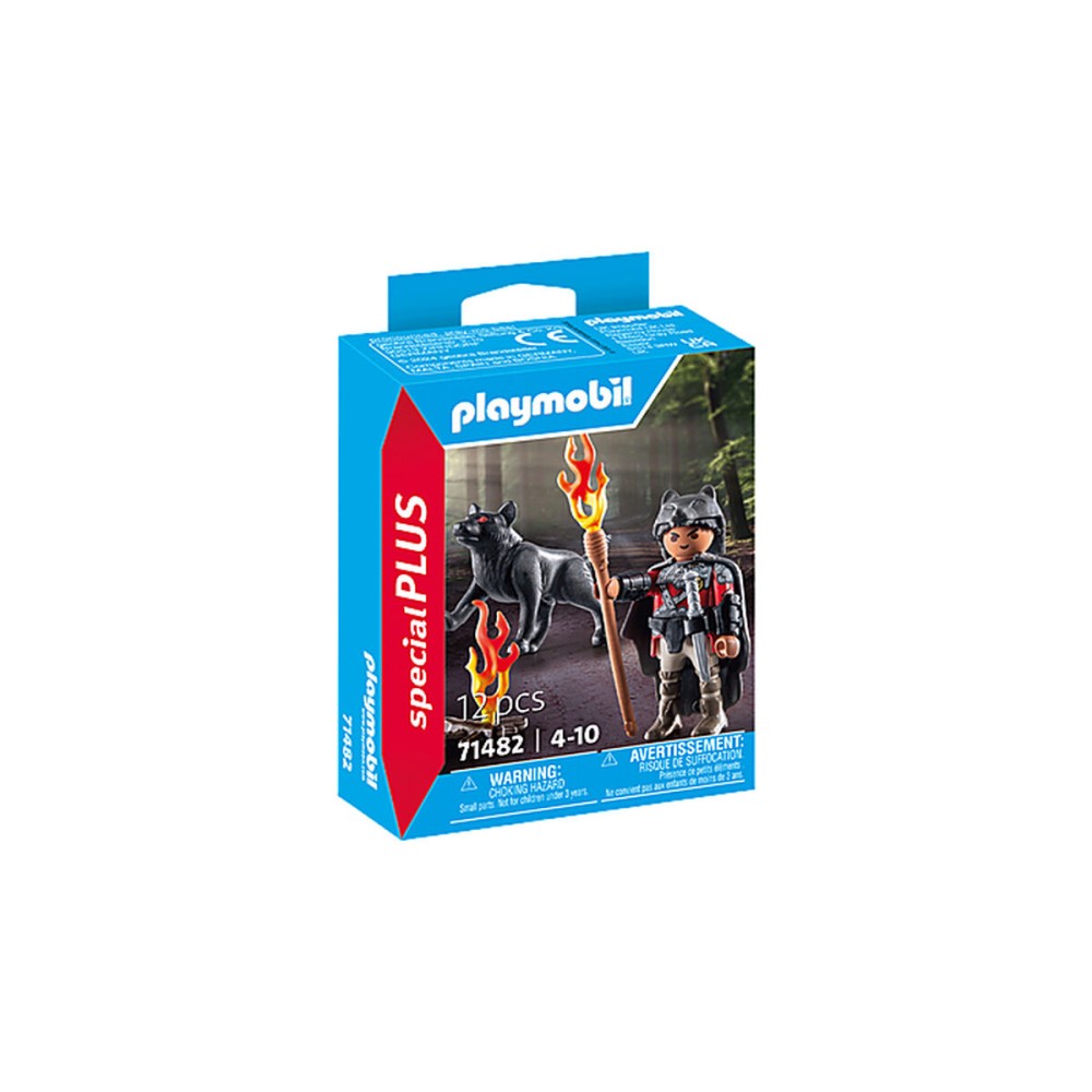 Personnage articulé Playmobil Loup Guerrier 12 Pièces