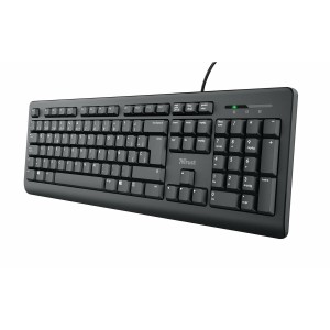 Tastatur Trust Taro Schwarz Qwerty Spanisch