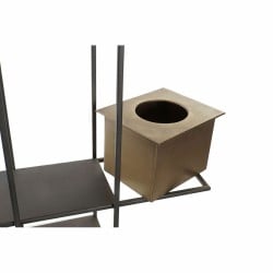 Étagère DKD Home Decor Noir Métal Cuivre 2 Etagères (50 x 16 x 60 cm)