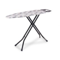 Table à Repasser Blanc Beige Gris Métal Feuille d'une plante 110 x 38 x 92 cm (4 Unités)