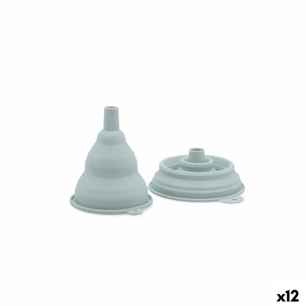 Funnel Quid Rico Green Plastic 9,4 x 8,3 x 10,5 cm (12 Units)