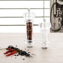 Spice Grinder Quid Hábitat Transparent 14 cm (12 Units)