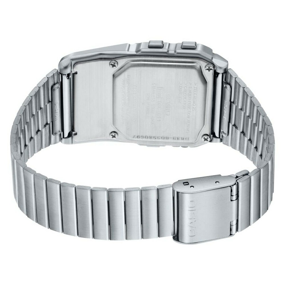 Montre Unisexe Casio DATABANK CALCULATOR STEEL - MATT CASE Gris