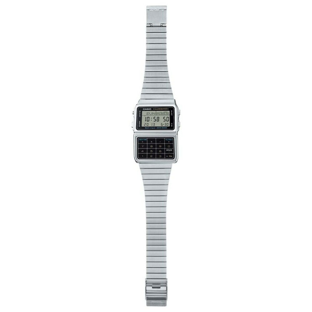 Montre Unisexe Casio DATABANK CALCULATOR STEEL - MATT CASE Gris