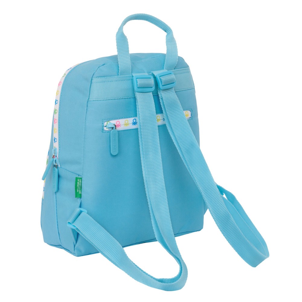 Rucksack Benetton Spring Mini Celeste 25 x 30 x 13 cm