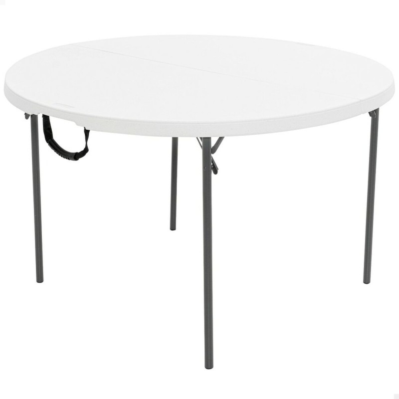 Table Piable Lifetime Blanc 122 x 73,5 x 122 cm Acier Plastique