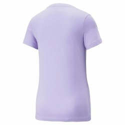 Women’s Short Sleeve T-Shirt Puma Ess+ Nova Shine  Lavendar Lady