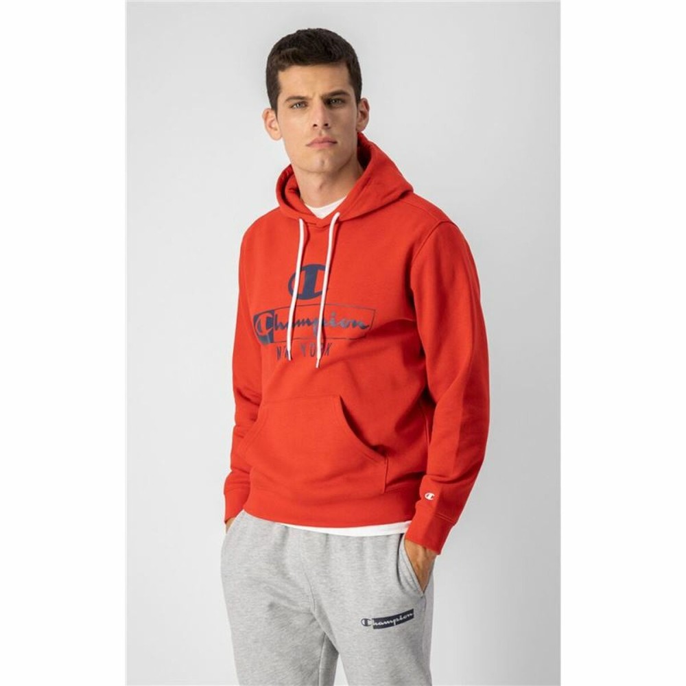 Sweat à capuche homme Champion Rouge