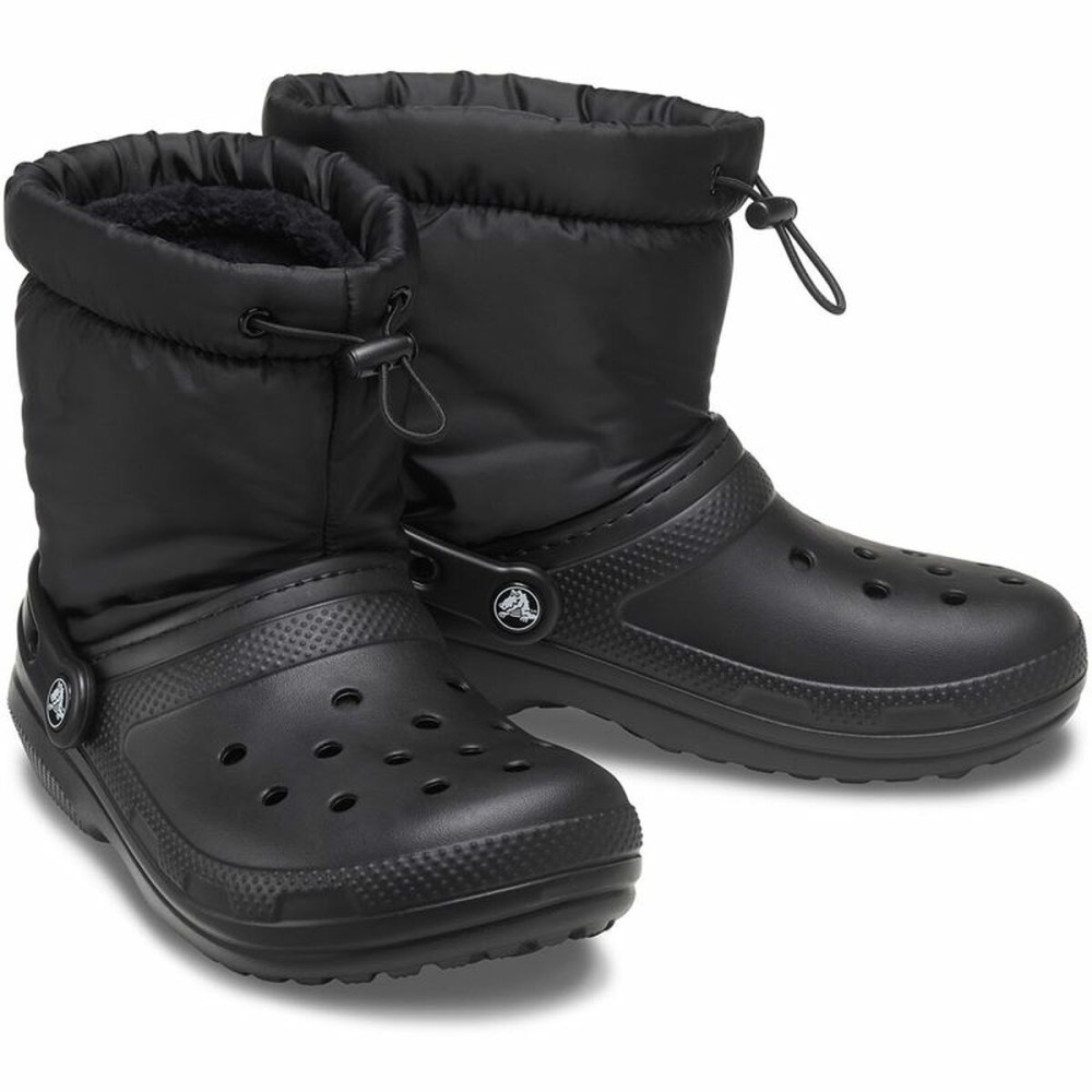 Holzschuhe Crocs Classic Neo Puff Schwarz