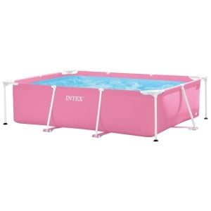 Schwimmbad Abnehmbar Intex Small Frame Familiar 28266NP Rosa 220 x 60 x 150 cm