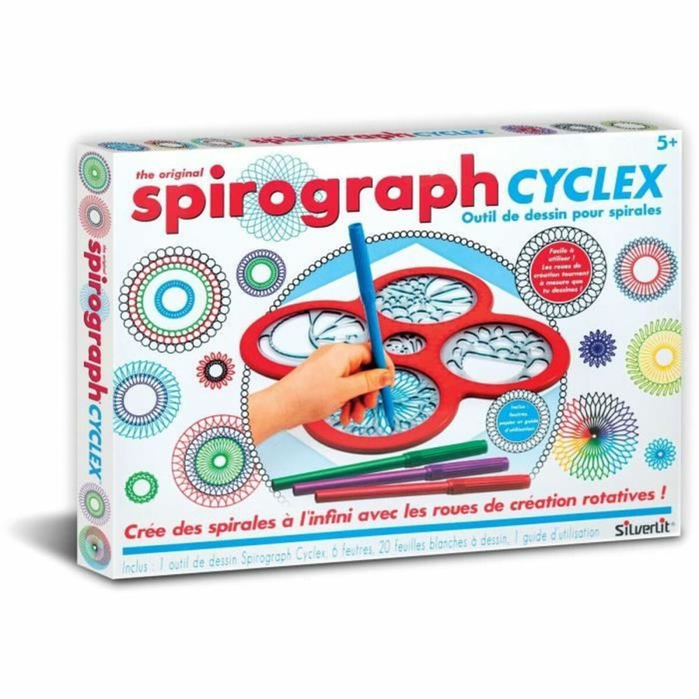 Zeichenset Spirograph Silverlit cyclex 1 Stücke