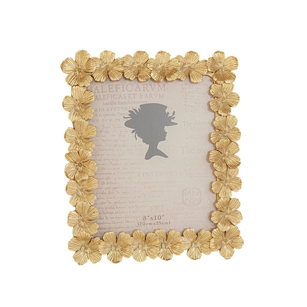 Photo frame Romimex Golden Resin 20 x 25 x 2 cm