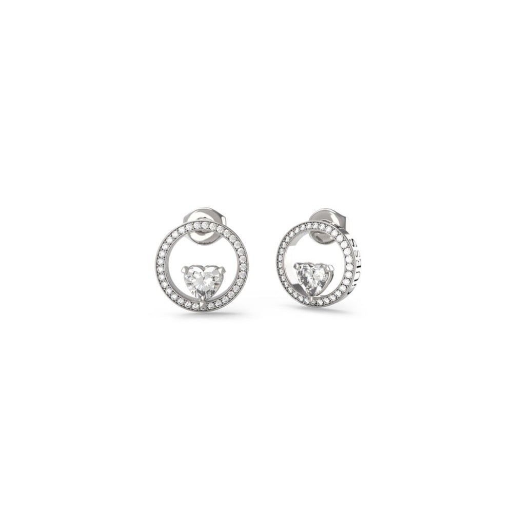 Ladies' Earrings Guess JUBE04666JWRHT-U Silver