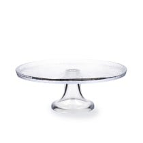 Plateau pour gâteaux et biscuits Quid Tiffany Transparent verre (4 Unités)