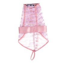 Dog raincoat Barbie Pink S