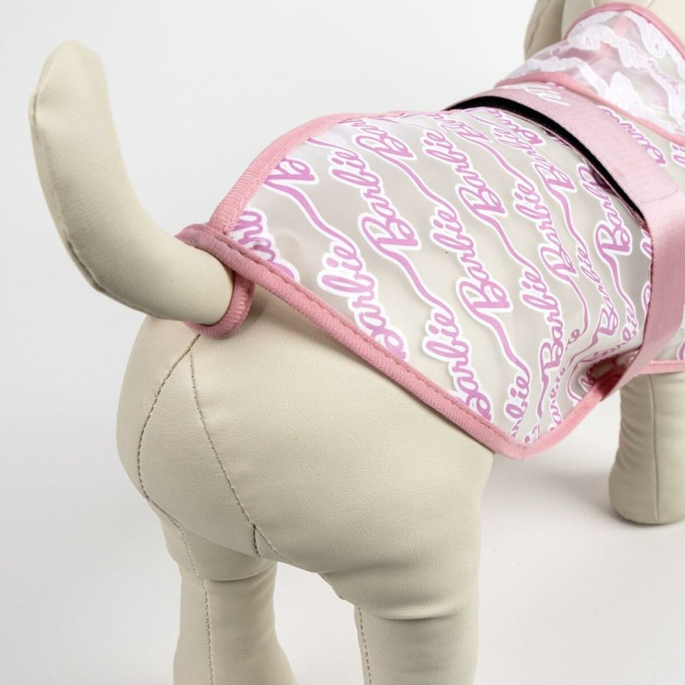 Imperméable pour Chien Barbie Rose S