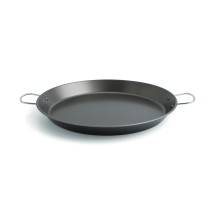 Pan Quid Senia Black Metal Steel Ø 38 cm (6 Units)