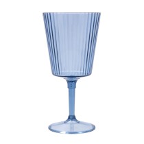 Wineglass Quid Sunset Azul Blue Plastic 400 ml (12 Units)