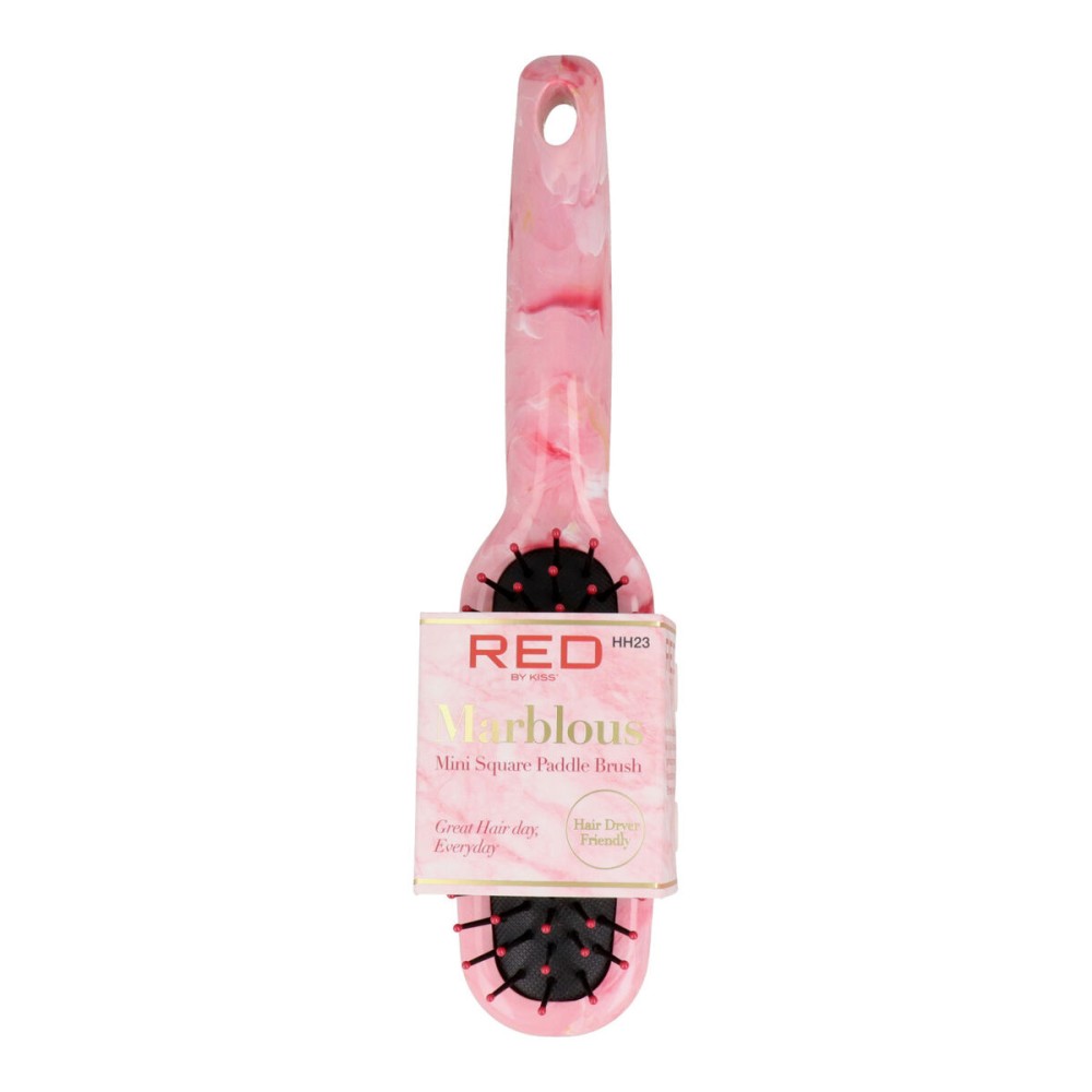 Brosse Démêlante Red Kiss Kiss Marblous Rose Carré