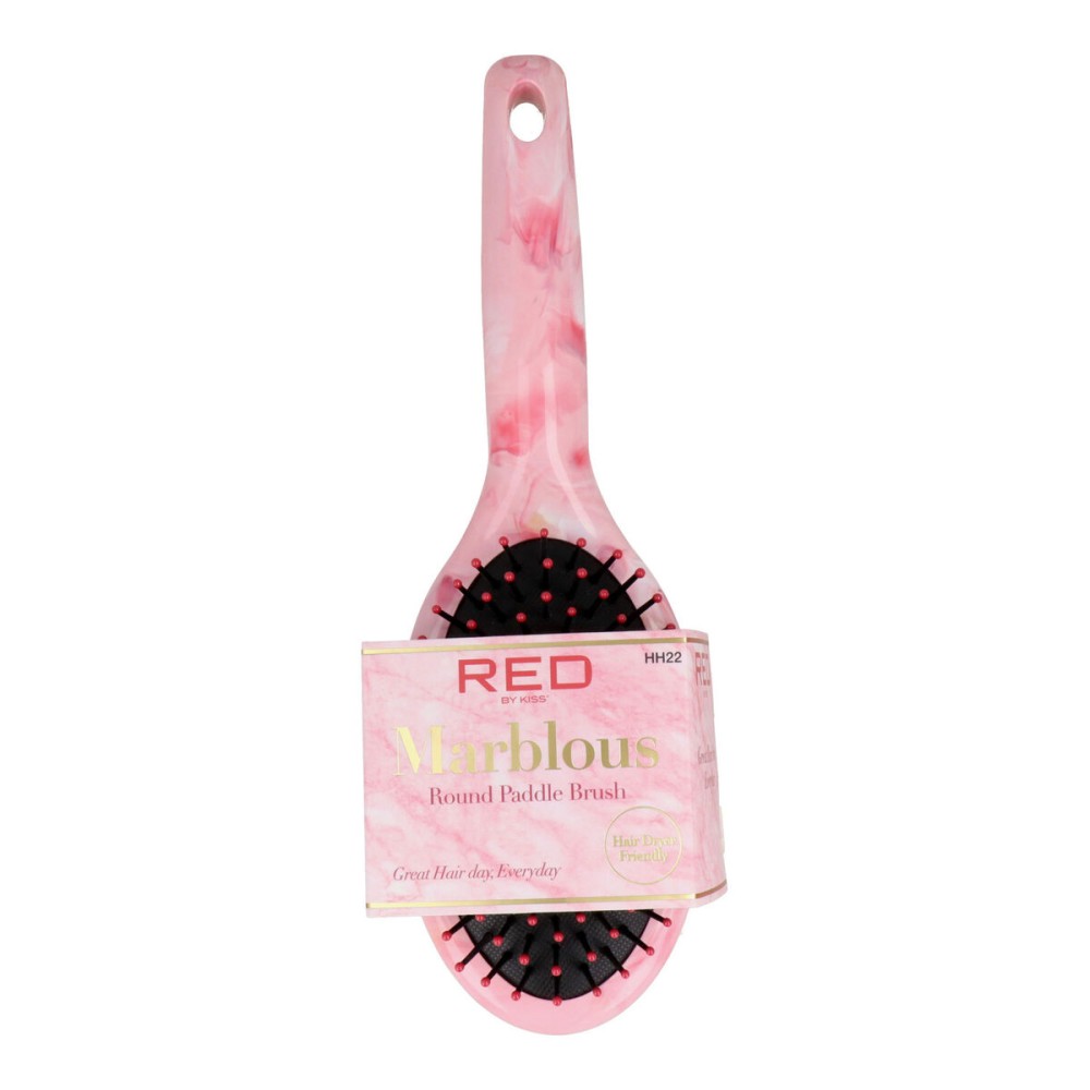 Brosse Démêlante Red Kiss Kiss Marblous Rose Rond