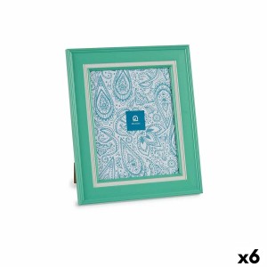 Cadre photo Verre Vert Plastique (6 Unités) (2 x 33 x 28 cm)