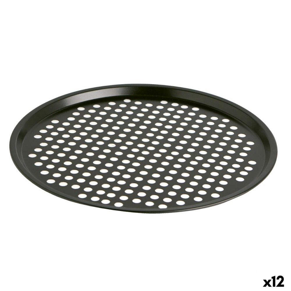 Pizzablech Quid Sweet Grey Schwarz Metall 30 x 0,9 cm (12 Stück)