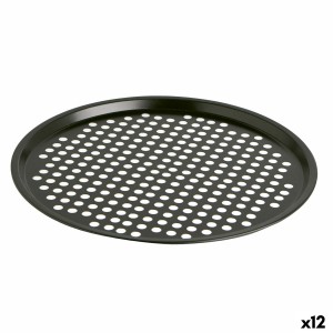 Moule à pizza Quid Sweet Grey Noir Métal 30 x 0,9 cm (12 Unités)