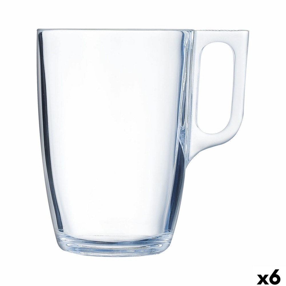 Mug Luminarc Nuevo Transparent 400 ml (6 Units)