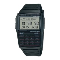 Herrenuhr Casio DATABANK CALCULATOR Schwarz Grau