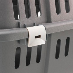 Cage de Transport Ferplast Jet Blanc Gris Multicouleur Plastique