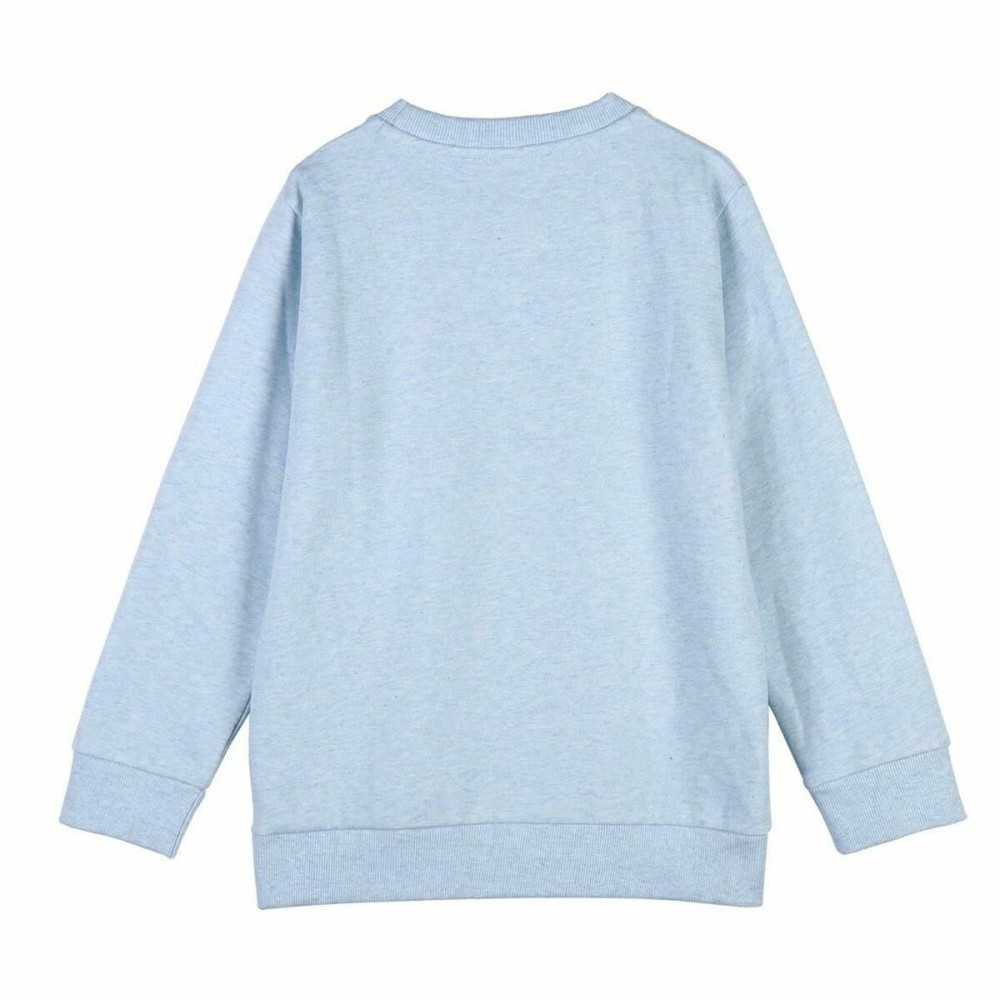 Unisex Sweater ohne Kapuze Stitch Hellblau