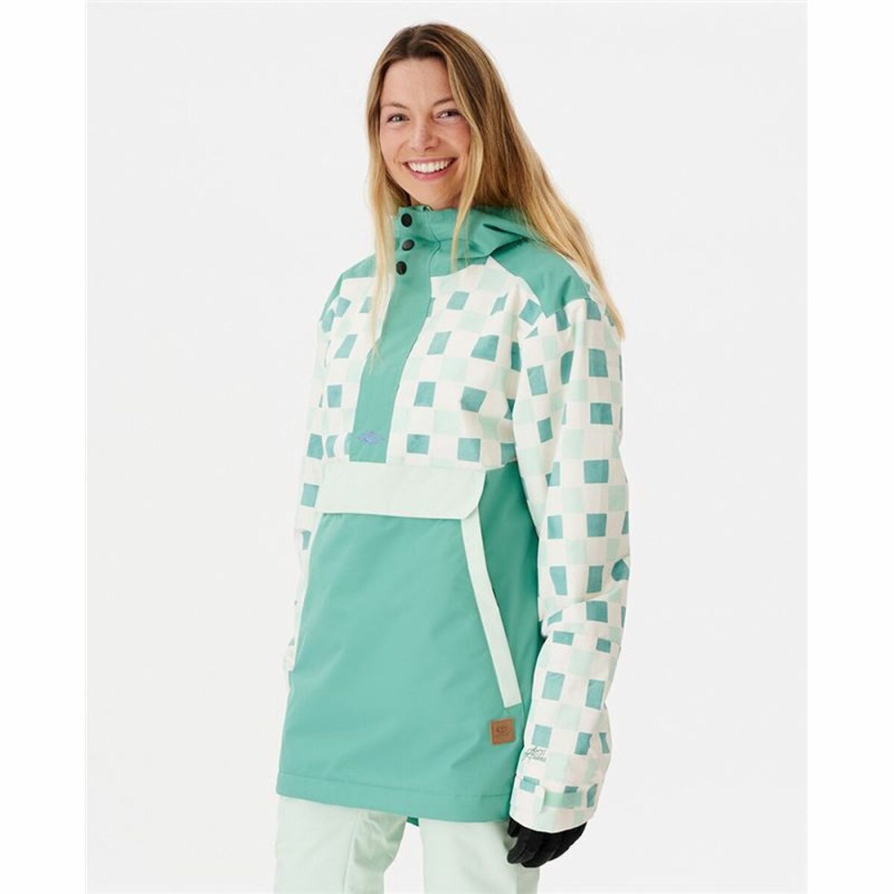 Women's Sports Jacket Rip Curl Rider Anorak Aquamarine