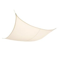 Shade Sails DKD Home Decor Candle Beige Multicolour Stainless steel 500 x 500 x 2 cm 500 x 500 x 500 cm