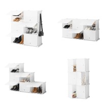 Portable Modular Shoe Cabinet InnovaGoods White