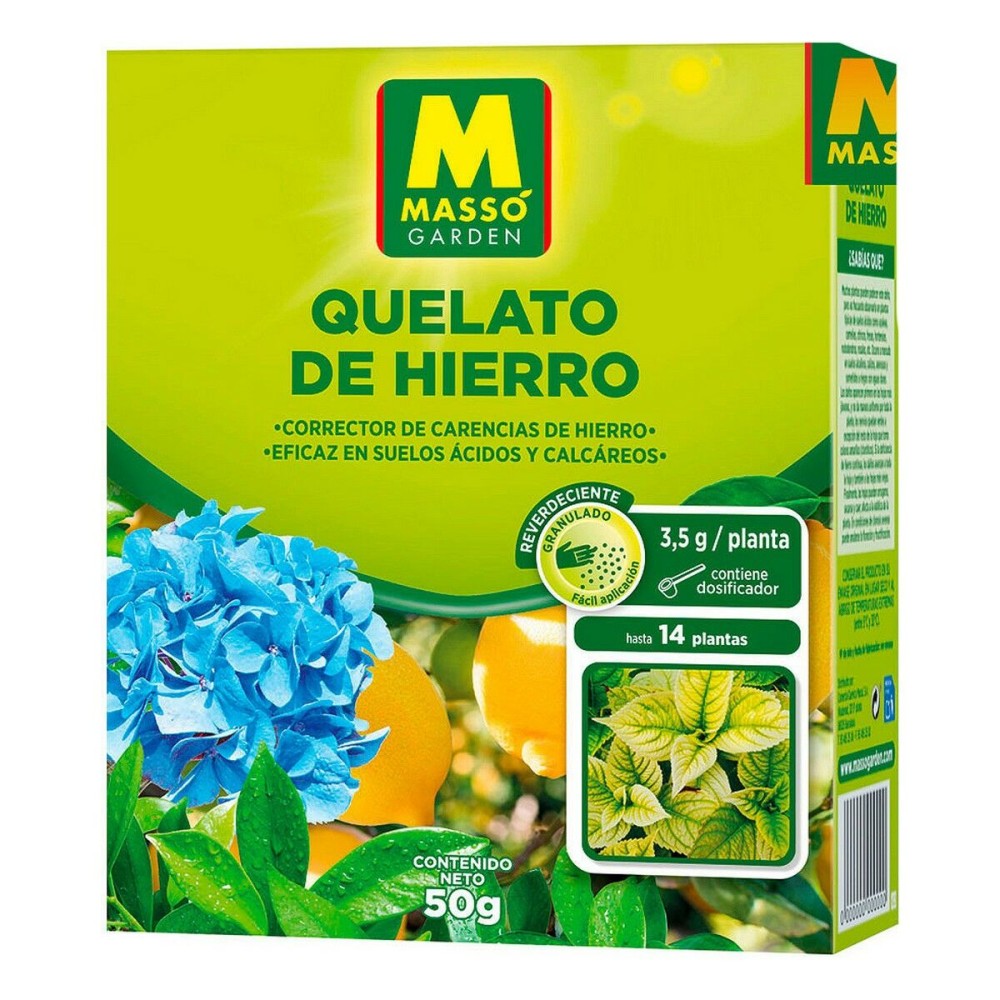 Plant fertiliser Massó Quelato de Hierro (50 g)