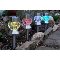 Set de bornes de jardin solaires Smart Garden Verre (4 Unités)