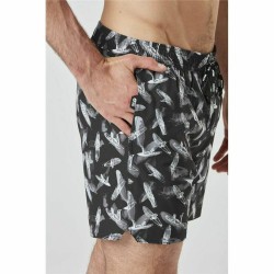 Men’s Bathing Costume Picture Piau 15'' Black