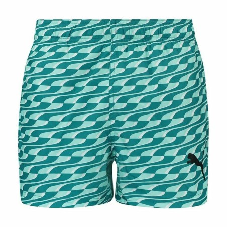 Herren Badehose Puma Swim Formstrip Aquamarin