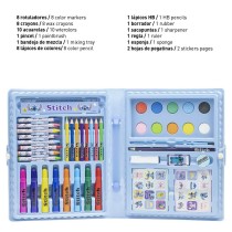 Stationery Set Stitch Briefcase Light Blue