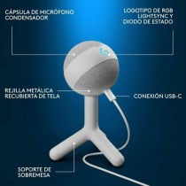 Microphone Logitech 988-000558 Blanc