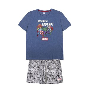 Pyjama Marvel Gris (Adultes) Homme