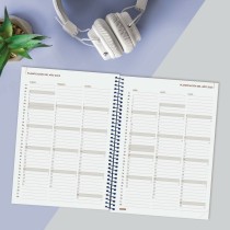 Agenda Finocam YEAR Bleu A5 15,5 x 21,2 cm 2025