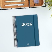 Diary Finocam MY E10 Blue A5 15,5 x 21,2 cm 2025