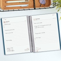 Agenda Finocam MY E10 Bleu A5 15,5 x 21,2 cm 2025