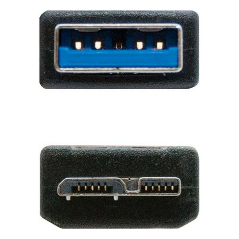 Câble USB 3.0 A vers Micro USB B NANOCABLE 10.01.110-BK