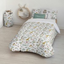 Bettdeckenbezug Kids&Cotton Jeddah Small Weiß Minze 175 Fäden 180 x 220 cm 180 x 240 cm