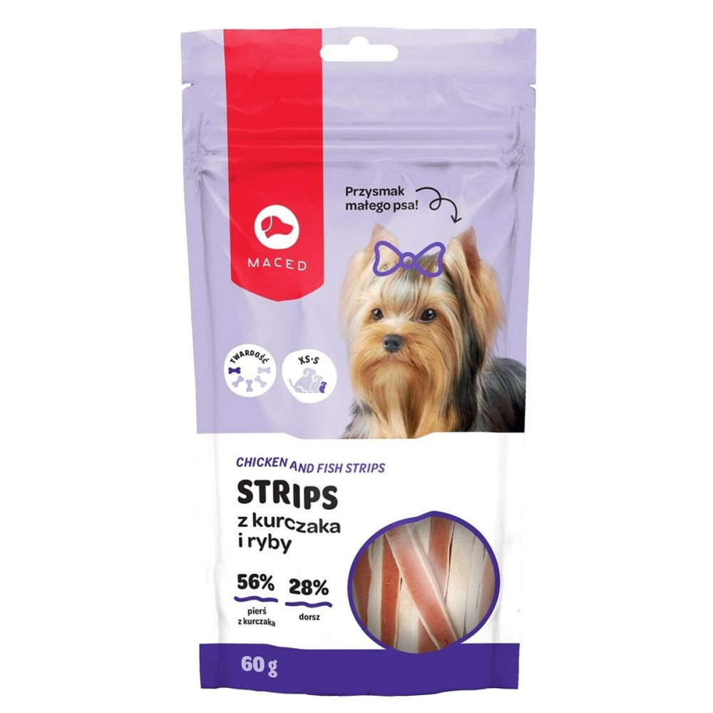 Snack pour chiens Maced Poulet Morue 60 g